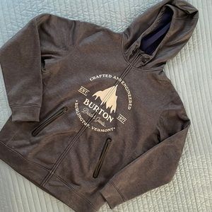 Burton Fleece lined Zip Up Hoodie